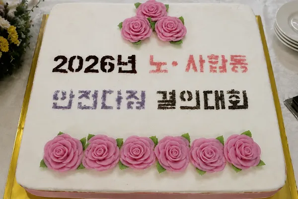 노·사합동 발전다짐 결의대회 - 대형 사각