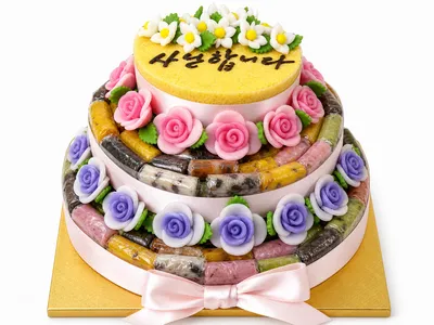 영양찰케이크 3단 1