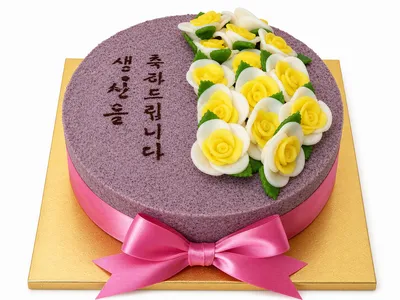 설기케이크 1단 1