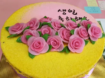 설기케이크 1단 3